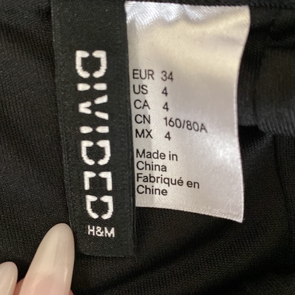 NEW never worn strapless sweetheart neckline black H&M skater dress. BUNDLE! - Picture 3 of 5